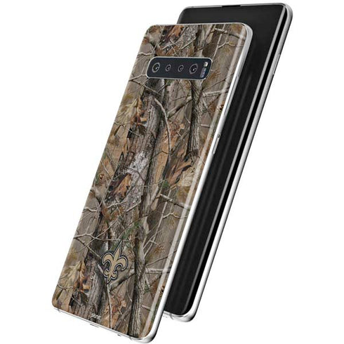 NFL New Orleans Saints Realtree AP Camo Galaxy S10 Plus Skin