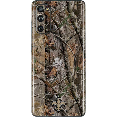 NFL New Orleans Saints Realtree AP Camo Galaxy S20 Fan Edition Skin