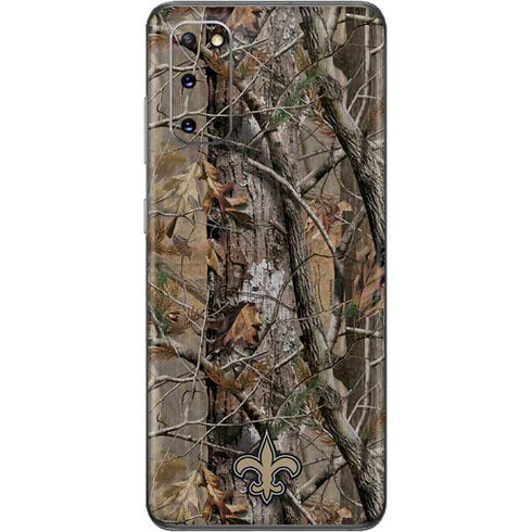 NFL New Orleans Saints Realtree AP Camo Galaxy S20 Skin