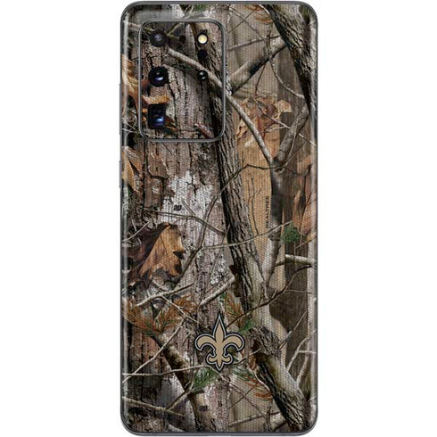 NFL New Orleans Saints Realtree AP Camo Galaxy S20 Ultra 5G Skin