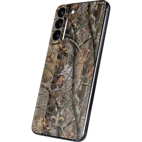 NFL New Orleans Saints Realtree AP Camo Galaxy S22 Plus Skin