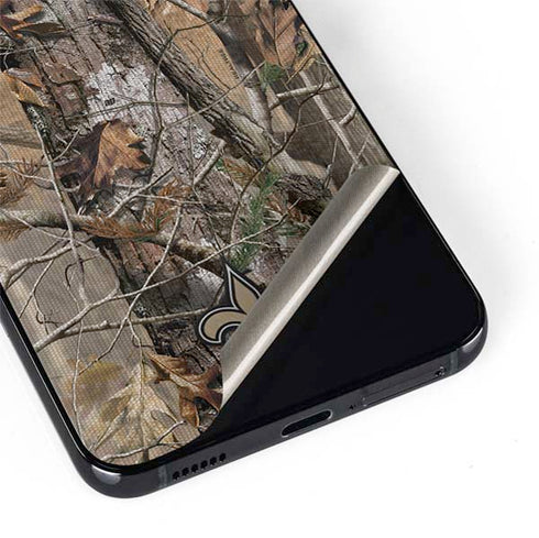 NFL New Orleans Saints Realtree AP Camo Galaxy S22 Plus Skin