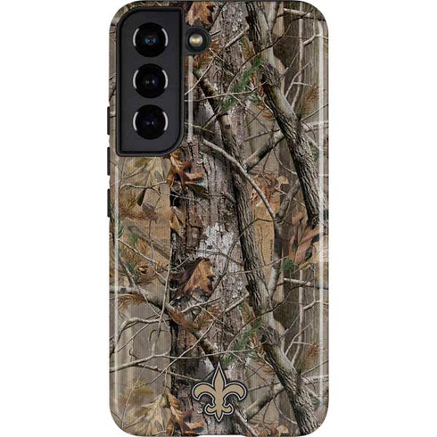NFL New Orleans Saints Realtree AP Camo Galaxy S22 Pro Case