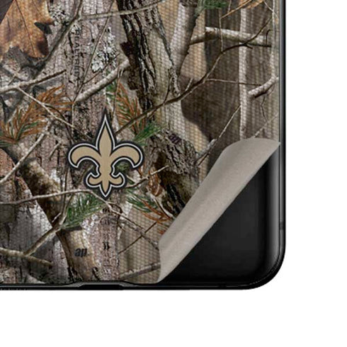 NFL New Orleans Saints Realtree AP Camo Galaxy Z Flip Skin