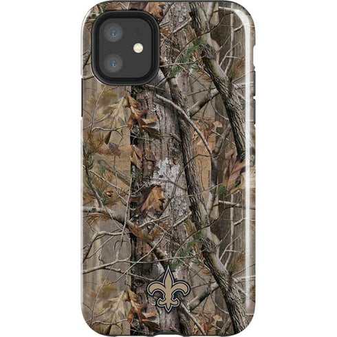 NFL New Orleans Saints Realtree AP Camo iPhone 11 Impact Case