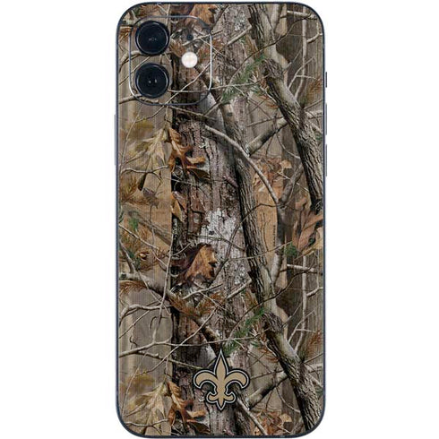 NFL New Orleans Saints Realtree AP Camo iPhone 12 Mini Skin