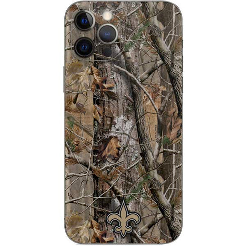 NFL New Orleans Saints Realtree AP Camo iPhone 12 Pro Skin