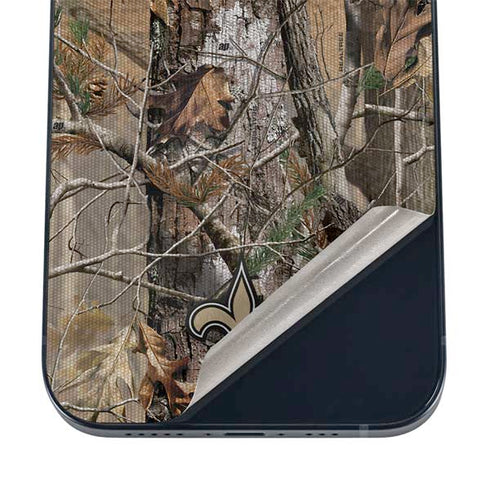 NFL New Orleans Saints Realtree AP Camo iPhone 12 Skin