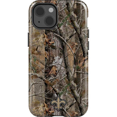 NFL New Orleans Saints Realtree AP Camo iPhone 14 Impact Case