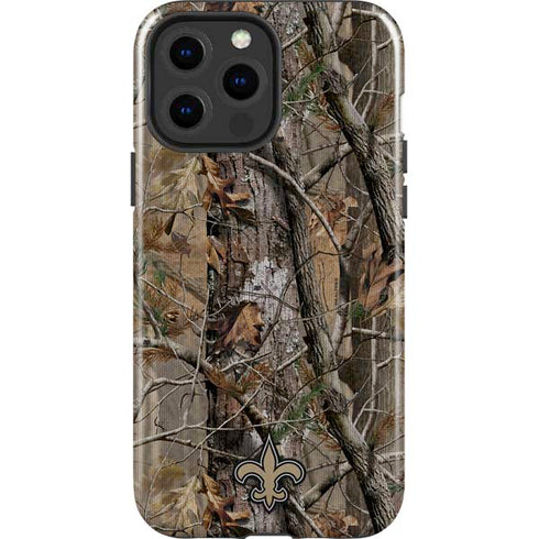 NFL New Orleans Saints Realtree AP Camo iPhone 15 Pro Max Impact Case