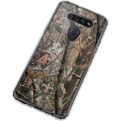 NFL New Orleans Saints Realtree AP Camo LG K51/Q51 Clear Case