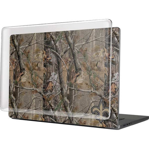 NFL New Orleans Saints Realtree AP Camo MacBook Pro 16in (2021-25) Case plus Skin