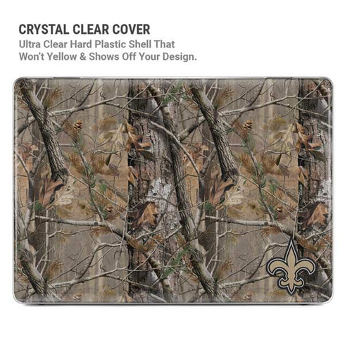 NFL New Orleans Saints Realtree AP Camo MacBook Pro 16in (2021-25) Case plus Skin
