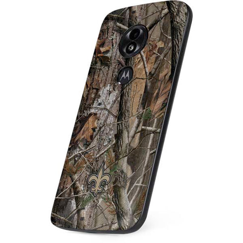 NFL New Orleans Saints Realtree AP Camo Moto E5 Play Skin