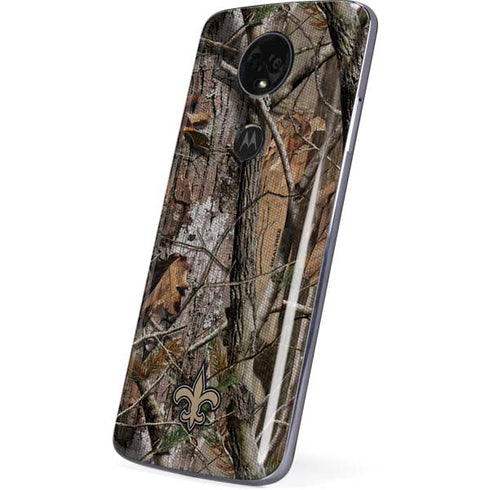 NFL New Orleans Saints Realtree AP Camo Moto E5 Plus Skin