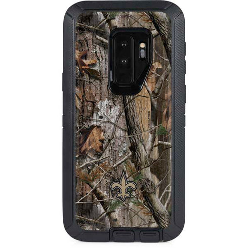NFL New Orleans Saints Realtree AP Camo Otterbox Defender Galaxy Skin
