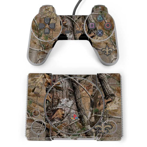 NFL New Orleans Saints Realtree AP Camo PlayStation Classic Bundle Skin