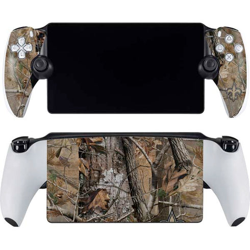 NFL New Orleans Saints Realtree AP Camo PlayStation Portal Remote Player Skin