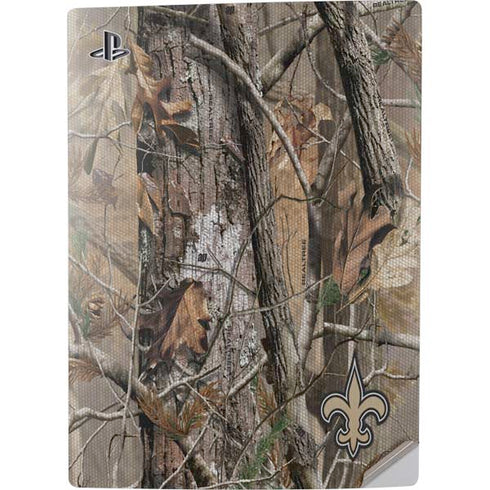 NFL New Orleans Saints Realtree AP Camo PS5 Digital Edition Console Skin