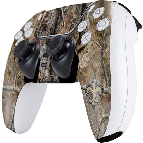 NFL New Orleans Saints Realtree AP Camo PS5 Controller Skin