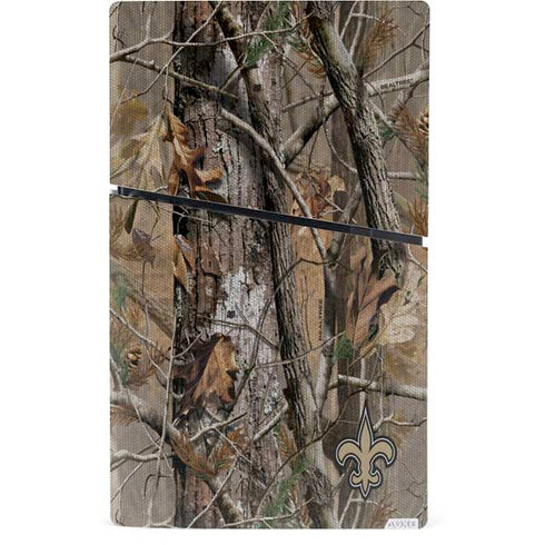 NFL New Orleans Saints Realtree AP Camo PS5 Slim Digital Edition Bundle Skin