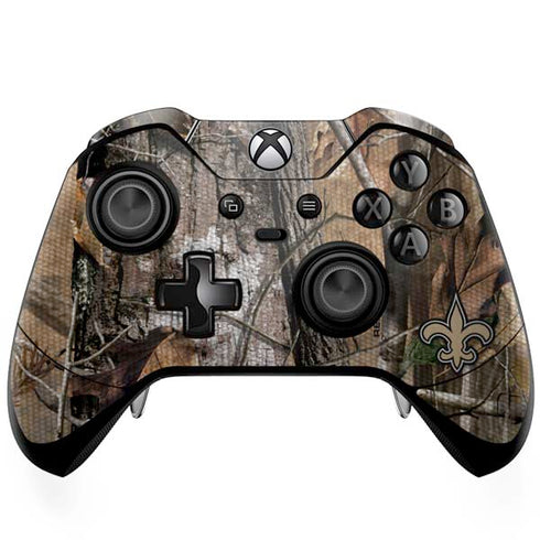 NFL New Orleans Saints Realtree AP Camo Xbox One Elite Controller Skin