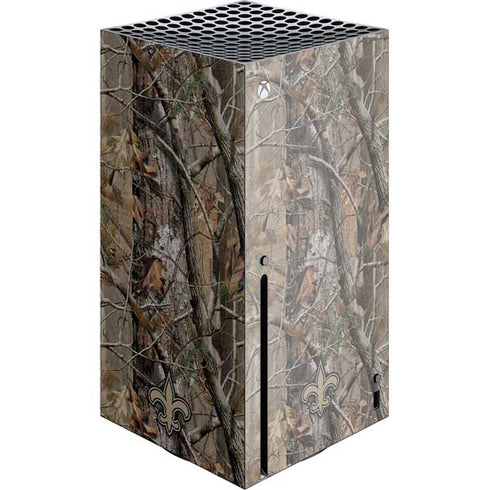 NFL New Orleans Saints Realtree AP Camo Xbox Series X Console Skin
