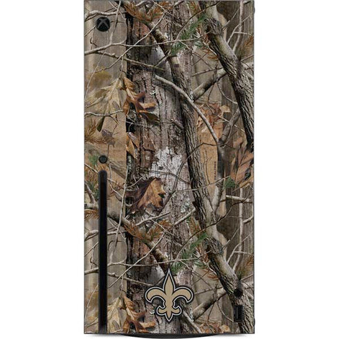 NFL New Orleans Saints Realtree AP Camo Xbox Series X Console Skin