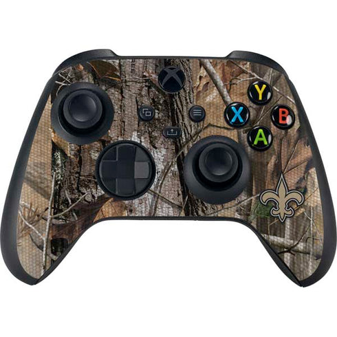 NFL New Orleans Saints Realtree AP Camo Xbox Series X Controller Skin