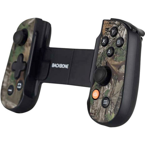 NFL New Orleans Saints Realtree Xtra Green Camo Backbone One for iPhone Game Controller Skin