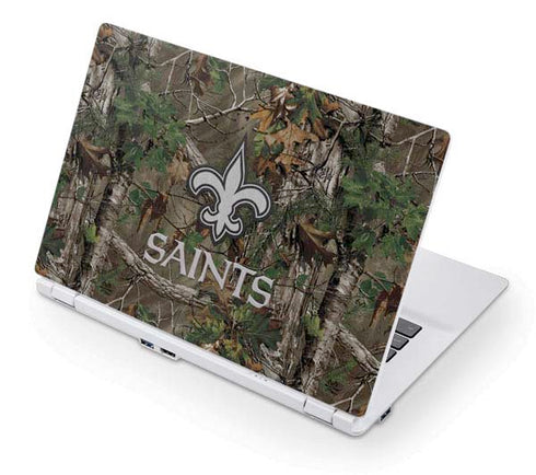 NFL New Orleans Saints Realtree Xtra Green Camo Acer Chromebook Skin