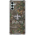 NFL New Orleans Saints Realtree Xtra Green Camo Galaxy A13 5G Clear Case