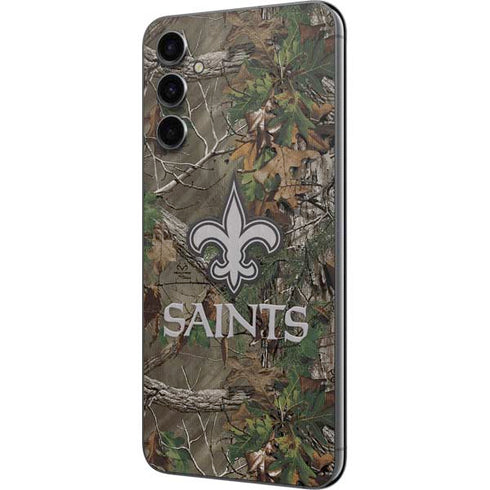 NFL New Orleans Saints Realtree Xtra Green Camo Galaxy A14 5G Skin