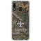 NFL New Orleans Saints Realtree Xtra Green Camo Galaxy A20 Clear Case