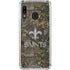 NFL New Orleans Saints Realtree Xtra Green Camo Galaxy A30 Clear Case