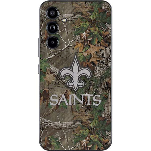 NFL New Orleans Saints Realtree Xtra Green Camo Galaxy A54 5G Skin