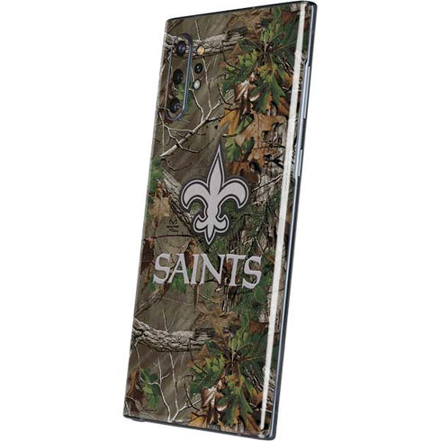 NFL New Orleans Saints Realtree Xtra Green Camo Galaxy Note 10 Plus Skin