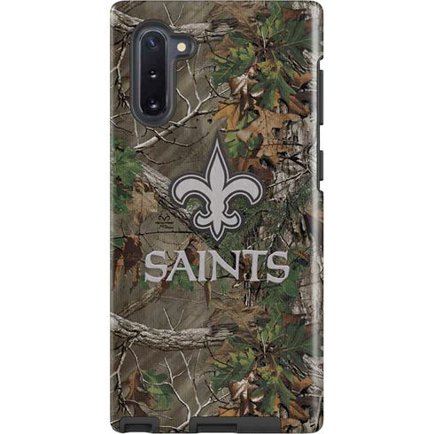 NFL New Orleans Saints Realtree Xtra Green Camo Galaxy Note 10 Pro Case