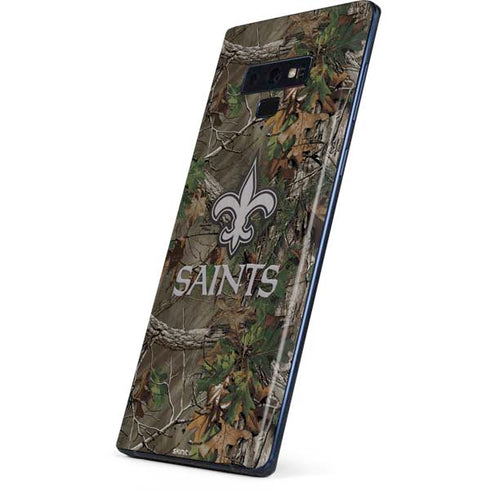NFL New Orleans Saints Realtree Xtra Green Camo Galaxy Note 9 Skin