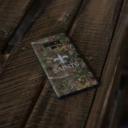 NFL New Orleans Saints Realtree Xtra Green Camo Galaxy Note 9 Skin