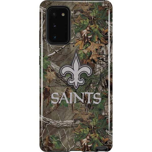 NFL New Orleans Saints Realtree Xtra Green Camo Galaxy Note20 5G Pro Case