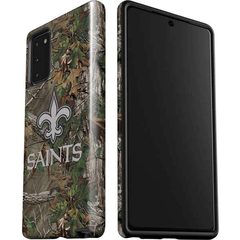 NFL New Orleans Saints Realtree Xtra Green Camo Galaxy Note20 5G Pro Case