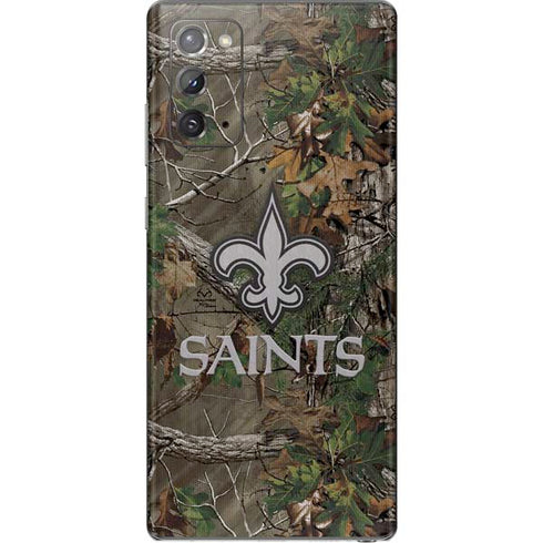 NFL New Orleans Saints Realtree Xtra Green Camo Galaxy Note20 5G Skin