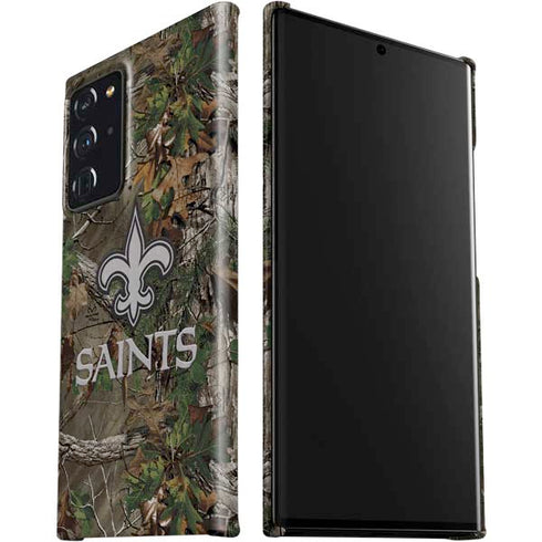 NFL New Orleans Saints Realtree Xtra Green Camo Galaxy Note20 Ultra 5G Lite Case