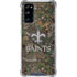 NFL New Orleans Saints Realtree Xtra Green Camo Galaxy S20 FE Clear Case