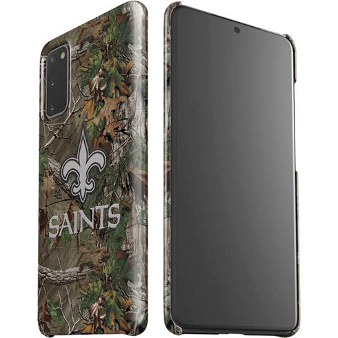 NFL New Orleans Saints Realtree Xtra Green Camo Galaxy S20 Lite Case