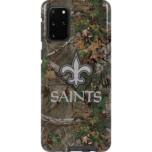 NFL New Orleans Saints Realtree Xtra Green Camo Galaxy S20 Plus Pro Case