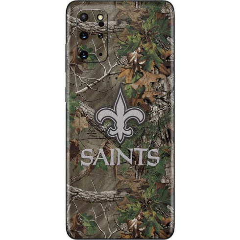 NFL New Orleans Saints Realtree Xtra Green Camo Galaxy S20 Plus Skin