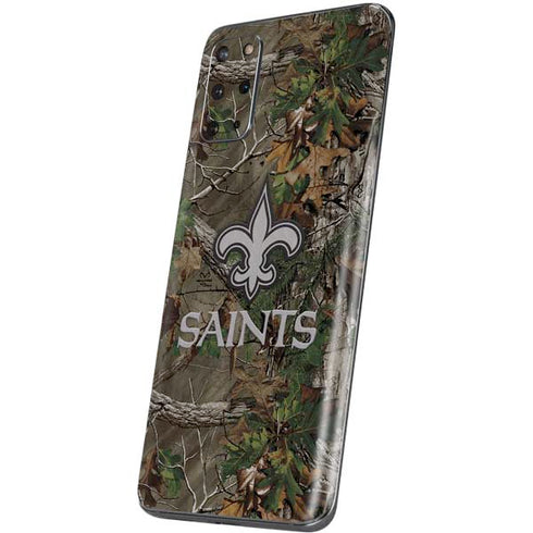 NFL New Orleans Saints Realtree Xtra Green Camo Galaxy S20 Plus Skin