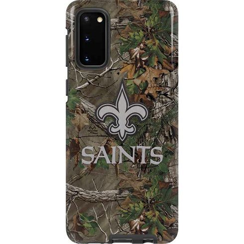 NFL New Orleans Saints Realtree Xtra Green Camo Galaxy S20 Pro Case